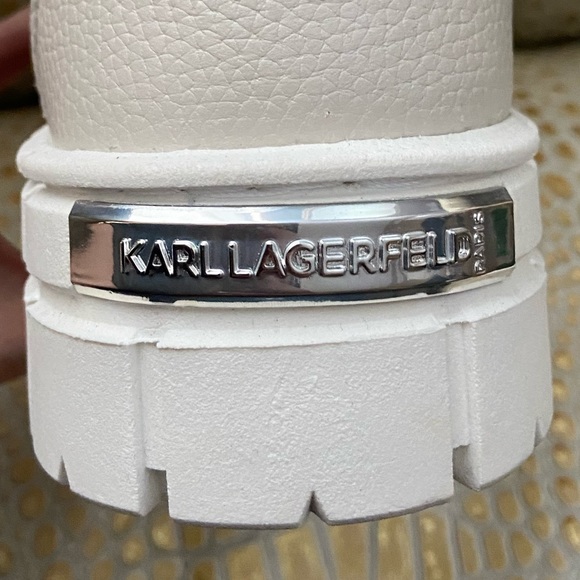 NWOT*Karl Lagerfeld Paris Cavan F21 Sneakers, Size 7M/37.5. - Picture 8 of 14